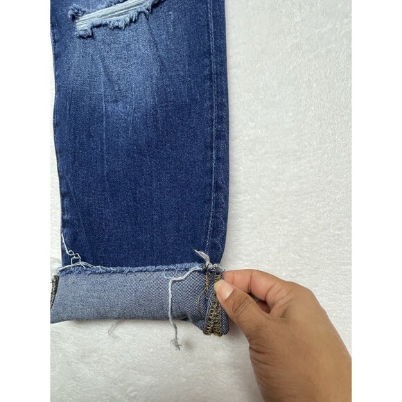 True Religion Starr High-Rise Cropped Straight Women's Buttonfly Jeans Size 28 - Picture 8 of 16